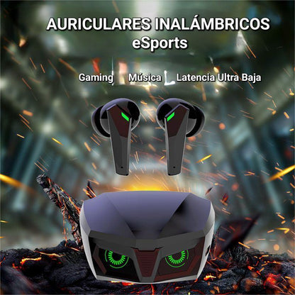 AURICULARES GAMING BLUETOOTH 5.3   INALÁMBRICOS eSPORTS