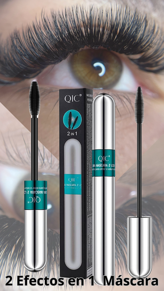 Máscara de Pestañas LUXIA4D  de Fibra de Seda Voluminizadora