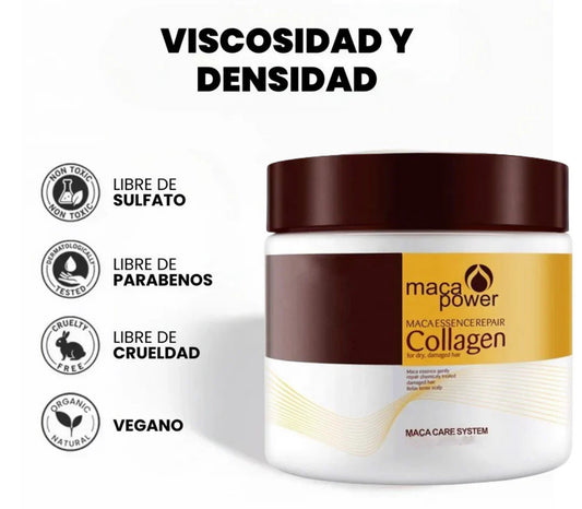 MASCARILLA CAPILAR LUSHÉ, REPARADORA CON COLÁGENO 500ml