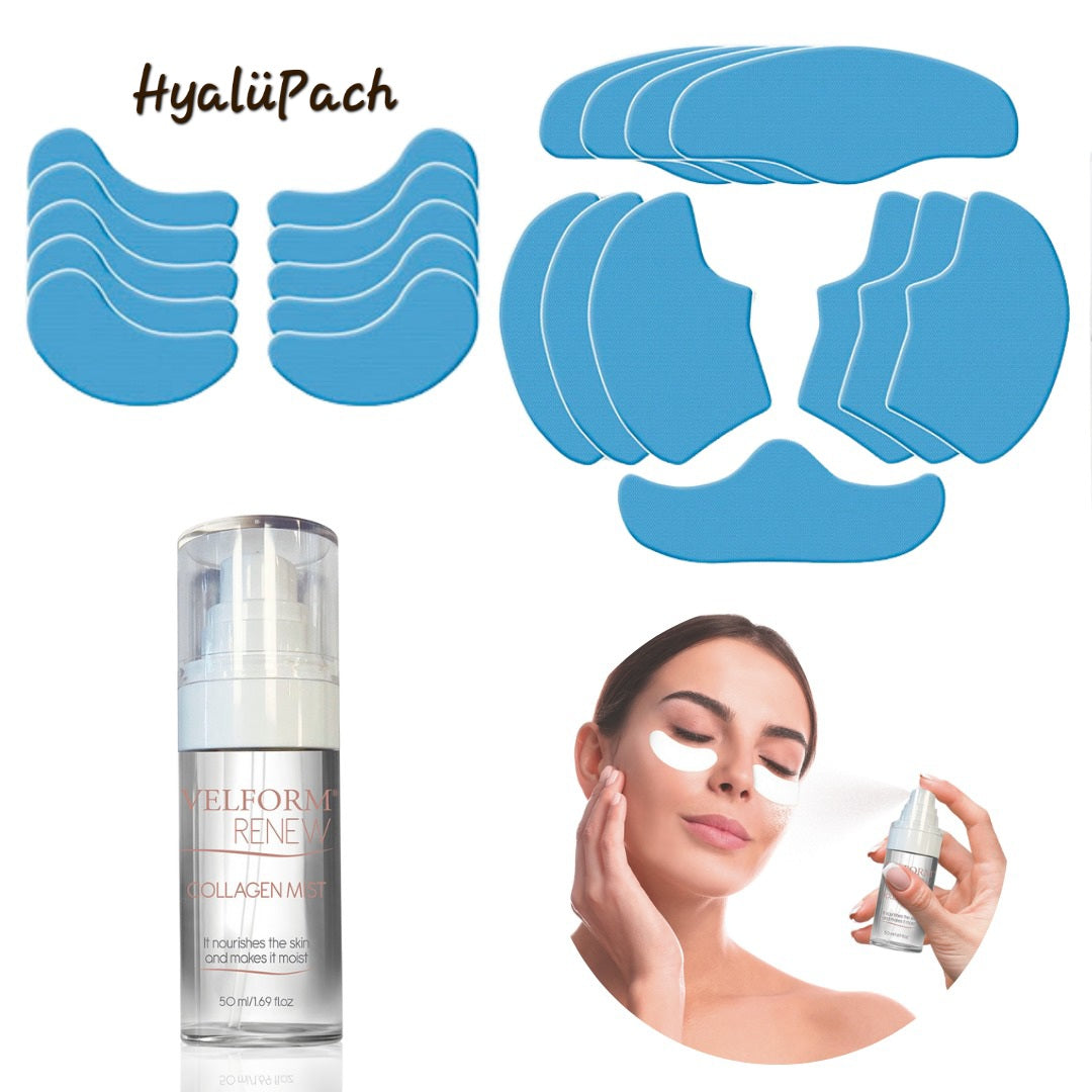 Parches Hyalüpach Colágeno y Acido Hialurónico solubles.