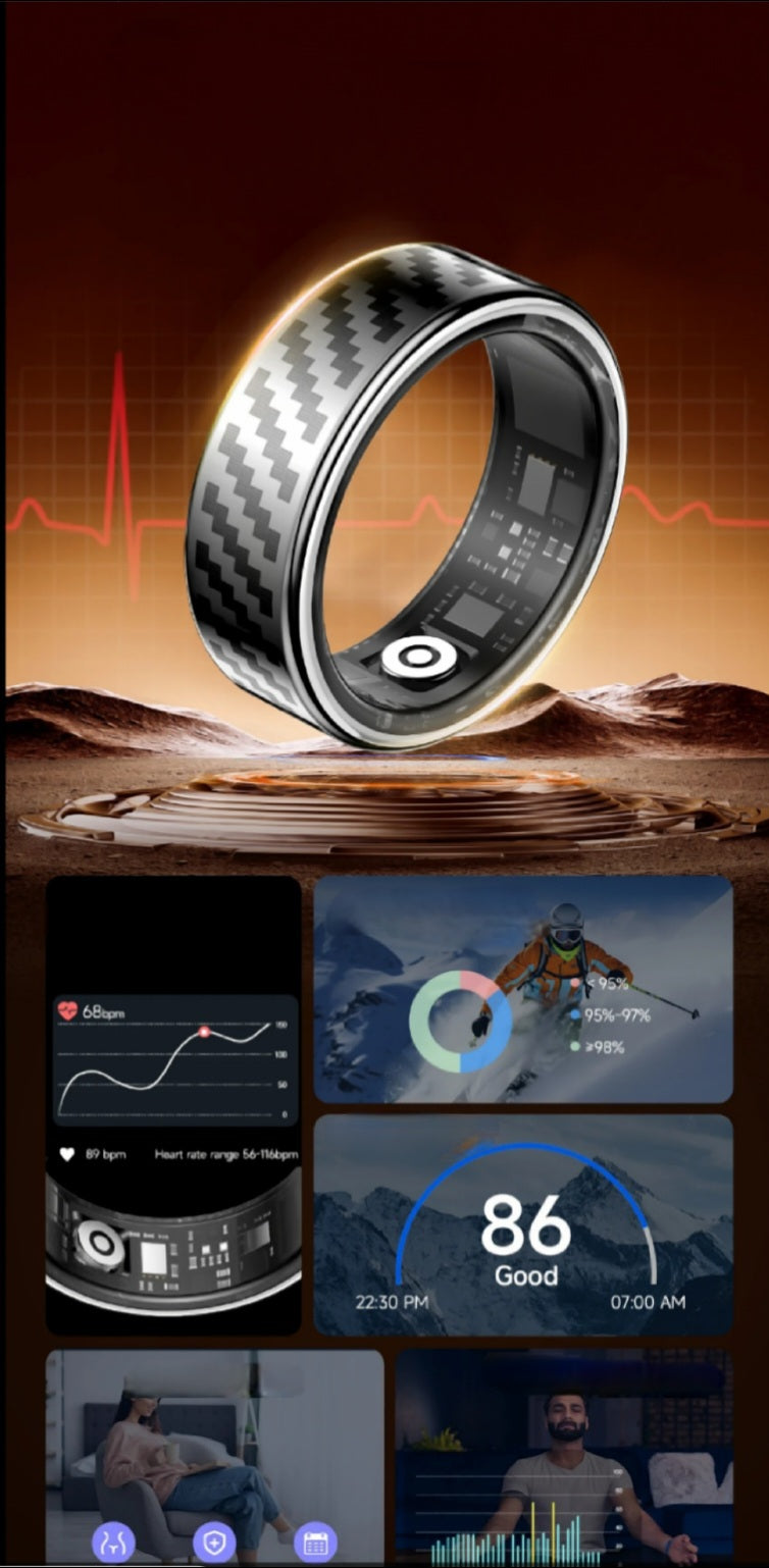 Especificaciones anillo inteligente QRing - Datos técnicos mide ritmo cardíaco, horas y calidad de sueño, nivel de estrés, pasos, cómo de llevar y elegante