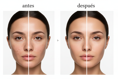 Antes y Después - Sérum de Niacinamida