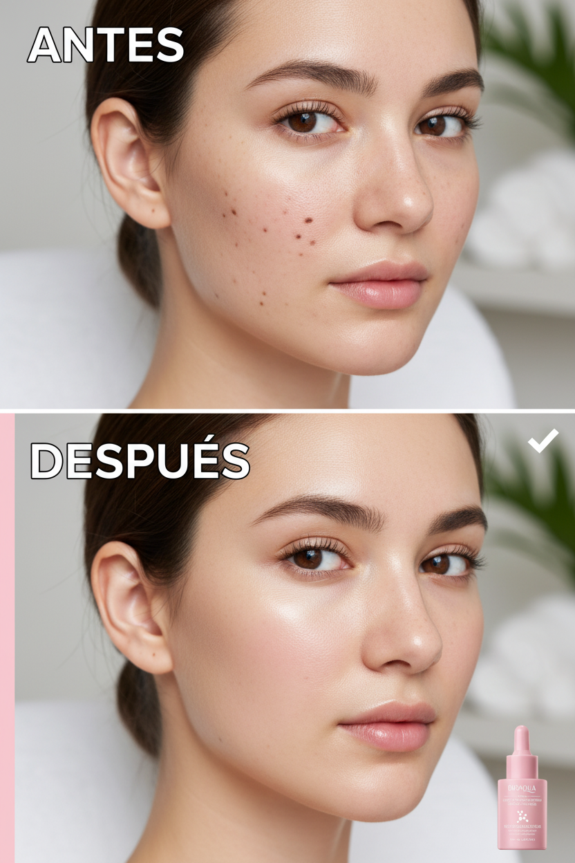 Antes y Después TikTok - Sérum de Niacinamida