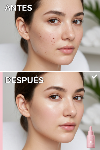 Antes y Después TikTok - Sérum de Niacinamida