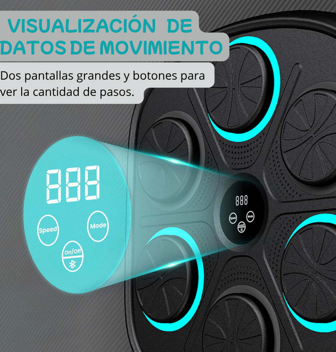 máquina de boxeo Beatboxer   - pantalla con botones grandes  pantalla para ver cantidad de golpes