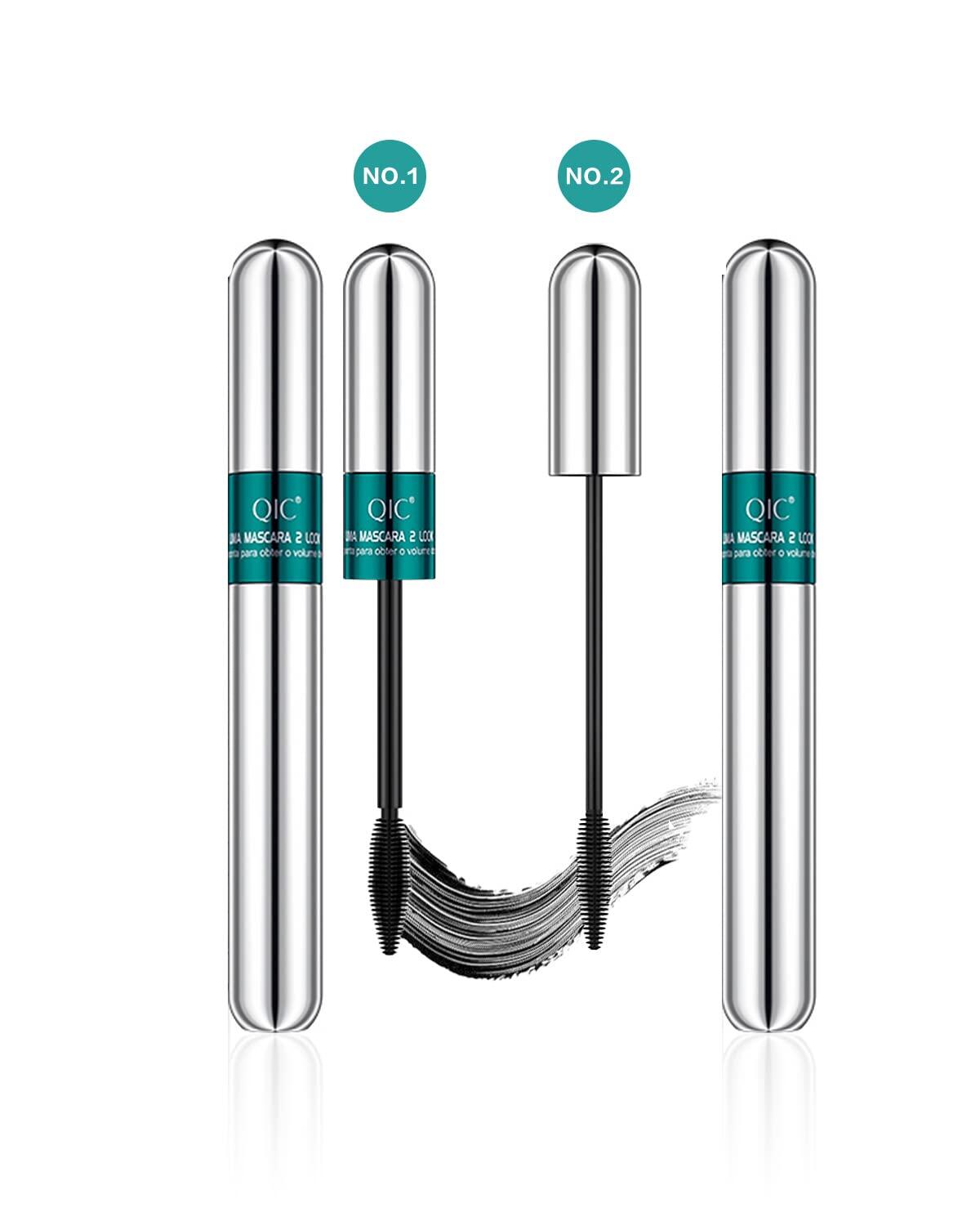 Máscara de Pestañas LUXIA4D  de Fibra de Seda Voluminizadora