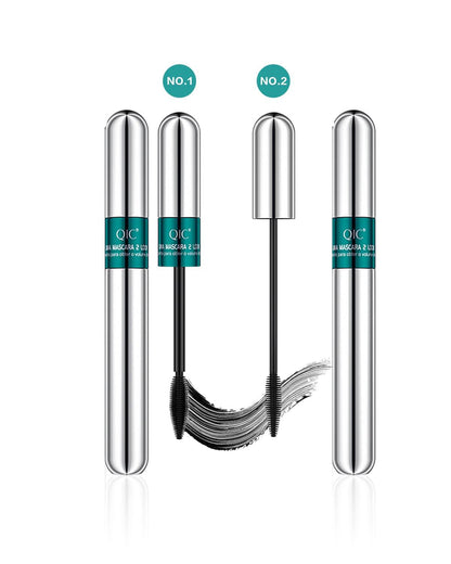 Máscara de Pestañas LUXIA4D  de Fibra de Seda Voluminizadora