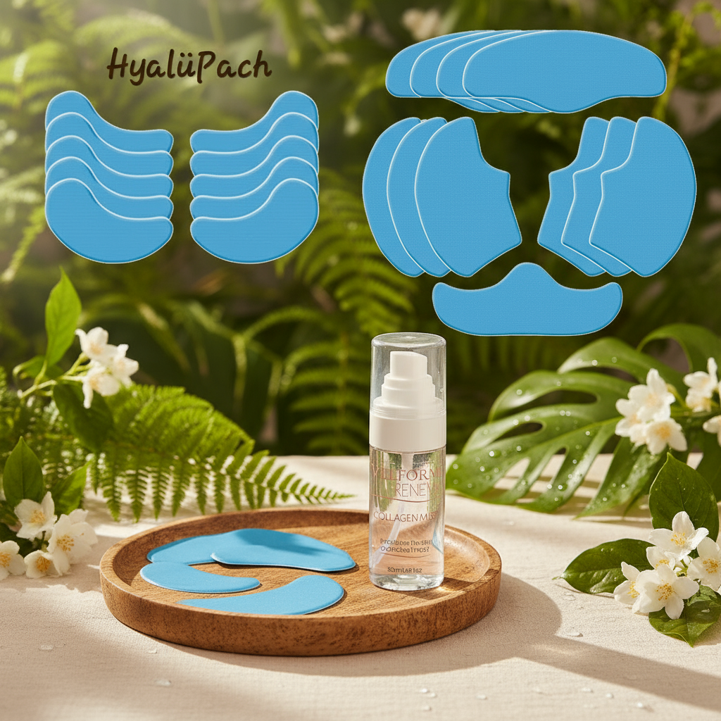 Parches HyalüPach con fondo natural