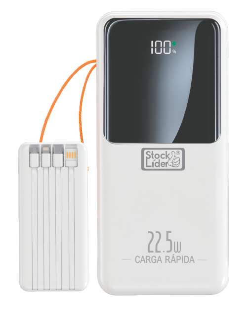 powerbank  con 4 cables