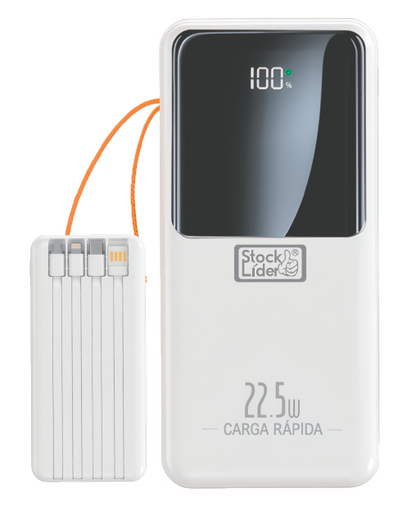 powerbank  con 4 cables
