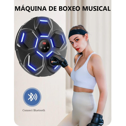 MAQUINA DE BOXEO MUSICAL + GUANTES DE REGALO